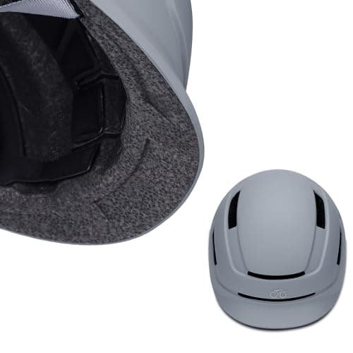 Adult Urban Bike Helmet - Adjustable Fit System & Integrated Taillight for Men Women