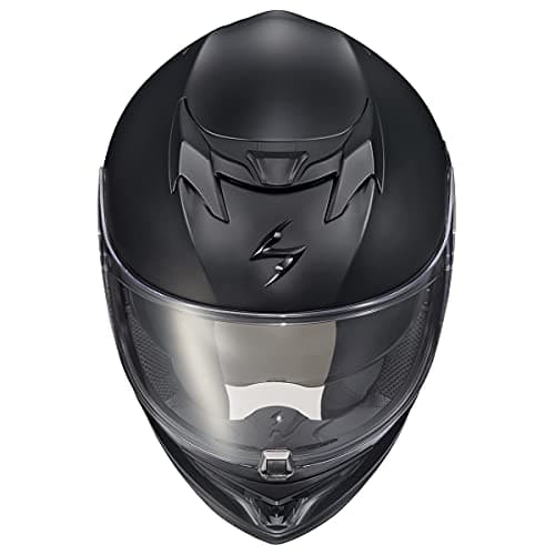 ScorpionEXO T520 Full Face Touring Motorcycle Helmet with Bluetooth Ready Speaker Pockets DOT ECE Approved Solid (Matte Black - X-Large)