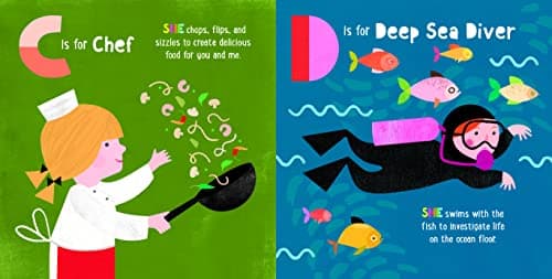 ABC for Me: ABC What Can She Be?: Girls can be anything they want to be, from A to Z (Volume 5) 1633226247
