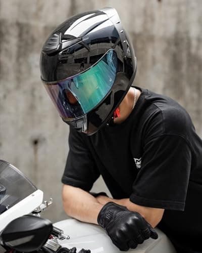 ILM Motorcycle Helmets Full Face for Men Women Cascos para Motos Powersports Motorbike Street Racing DOT Model MF566
