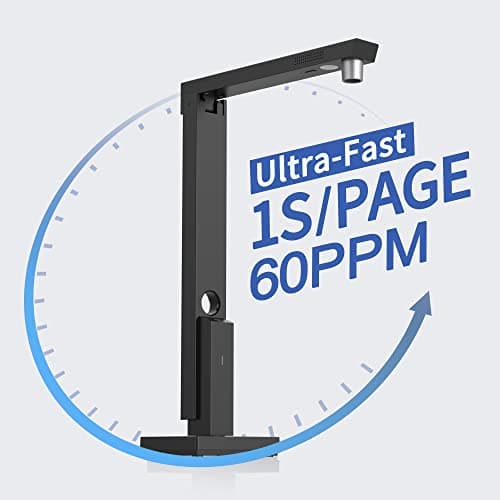 CZUR Lens800 Pro 8MP Portable Document Scanner & Document Camera, Travel-Friendly Mobile PDF Scanner, Capture Size A4, Fast Scan 1s/Page, Easy-to-Use OCR, for Mac & Windows