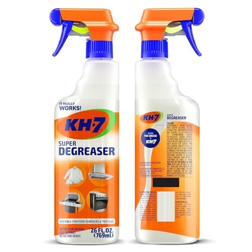 KH-7 Super Degreaser Multipurpose Cleaning Spray: The Heavy Duty All Purpose Cleaner for Your Home, Kitchen, Garage, Car & Laundry | Total Cleaner & Powerful Grease Remover, 26 oz
