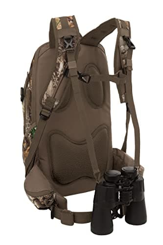 Timber Hawk Big Basin Camouflage Hunting Day Pack Backpack with Quiet Cloth Technology (Realtree Edge Camo)