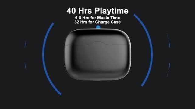 Wireless Earbuds, Bluetooth 5.4 Headphones in Ear with 4 ENC Noise Cancelling Mic, New Wireless Earphones HiFi Stereo Deep Bass 40H Playtime, In-Ear Bluetooth Earbuds LED Display IP7 Waterproof, USB-C