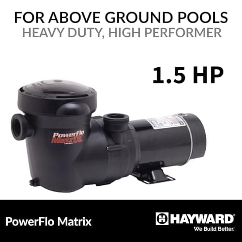 Hayward W3SP15932S PowerFlo Matrix Dual-Speed Above-Ground Pool Pump, 1.5 HP