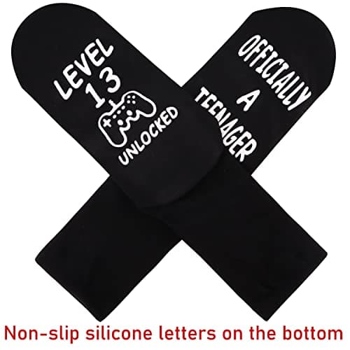 Jeasona Gaming Birthday Socks for Teen Boys Gifts for 13 14 15 16 17 18 Year Old Boy Teenage B09Q91XQMC