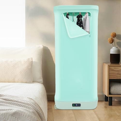 Folding Household Clothes Dryer, 330L 850W Portable Mini Electric Wardrobe Clothing Drying Machine for Travel, RV, Home and Apartment