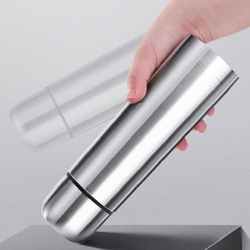 Insulated Thermal Bottle With Cup Stainless Steel Coffee Flask For Hot And Cold Drink,Vacuum Insulated Tumbler Water Bottle,Double Walled Sport Travel Mug (350ml)