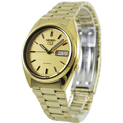 SEIKO Automatic Watch for Men 5-7S Collection - with Day/Date Calendar, Luminous Hands, Stainless Steel Case & Bracelet