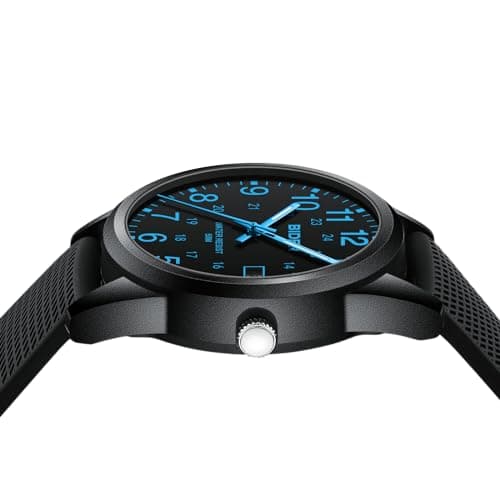 LN LENQIN Mens Watches Analog Quartz Sports Unisex 30M Waterproof Nurse Watch for Men Women Medical Professionals Military Time with Second Hand Glowing Easy to Read Dial