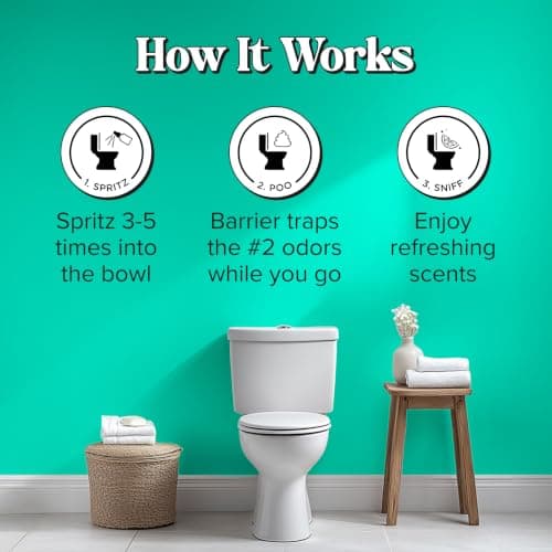 Travel Essentials On-The-Go Bathroom Odor Deodorizer with Essential Oils, Up to 50 Uses, TSA Approved, Coconut Orchid Scent Poo-Pourri Before-You-Go Pocket Toilet Spray, Beach Bum, 1 Fl Oz B0CRQQ8TYB
