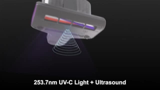 Mattress Vacuum Bed Vacuum Cleaner 16Kpa Suction 253.7nm UV-C Light, 140°F Heated Air, 30000 RPM Brushroll, Ultrasonic, HEPA Filter, Handheld Vacuums for Carpet/Sofa, 500W Corded, (Dark Gray)