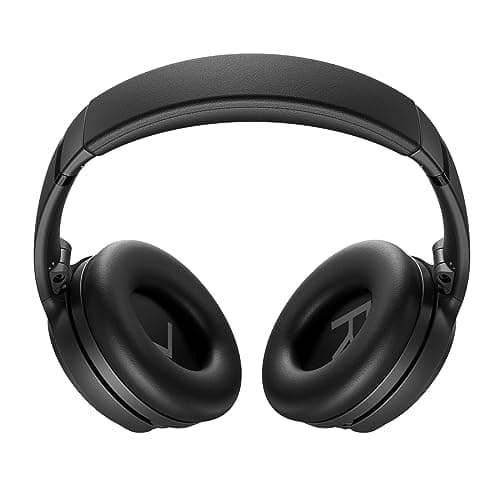 Bose QuietComfort Headphones - Wireless Bluetooth Headphones, Active Over Ear Noise Cancelling and Mic, USB-C Charging, Deep Bass, Up to 24 Hours of Playtime, Black