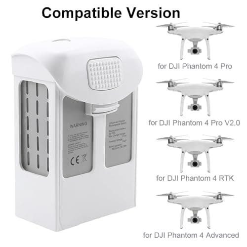 Phantom 4 Battery, 5870mAh 15.2V Intelligent Flight Drone Replacement Battery for DJI Phantom 4/4 Advanced/4 Pro/4 Pro V2.0/4 RTK