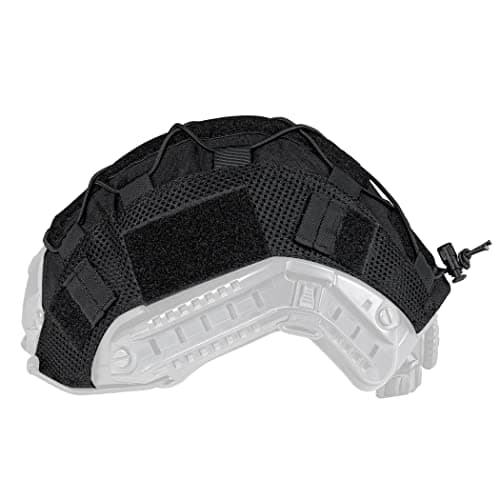 IDOGEAR Tactical Helmet Cover for Fast Helmet camo Helmet Cover for Airsoft Helmet in Size M/L, Military Paintball Hunting Shooting Gear - 500D Nylon - Without Helmet
