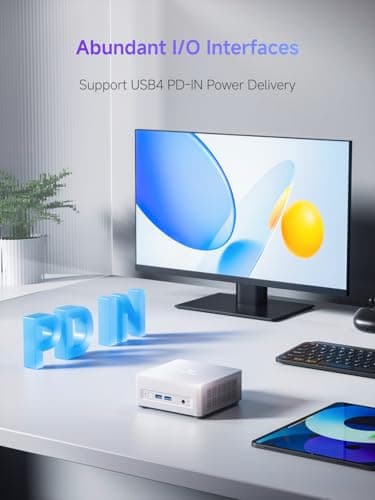 MINISFORUM UM870 Slim Mini PC Barebone AMD Ryzen 7 8745H(8C/16T), Mini Desktop Computer Without RAM/SSD/OS, AMD Radeon 780M Graphics, USB4/HDMI2.1/DP1.4 Output, 2.5G LAN, 4xUSB Ports, WiFi 6E, BT5.3