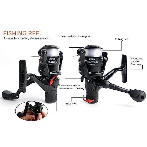 Telescopic Fishing Pole Reel Combo Ultralight Fishing Rod Spinning Reel with Tackle Bag All-in-One Fishing Accessories Fishing Gear Gifts Kit for Kids Adults Youth Beginner Saltwater Freshwater