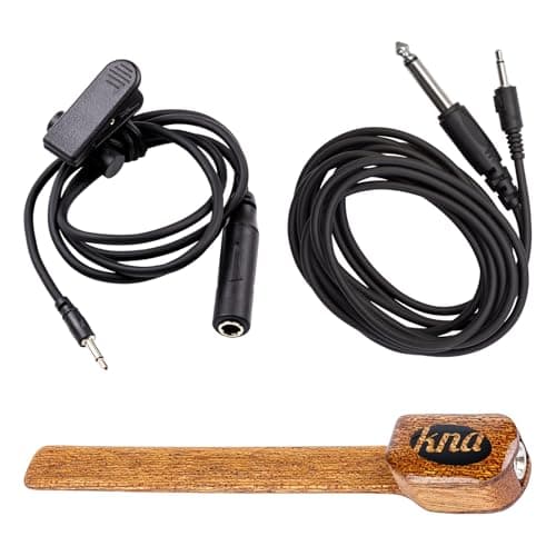 KNA NG-1 Piezo Pickup for Nylon String Guitar, Classical, Flamenco, Natural Acoustic Tone, Lightweight, Detachable, Easy Installation, Passive No Battery Required, Handcrafted in Europe