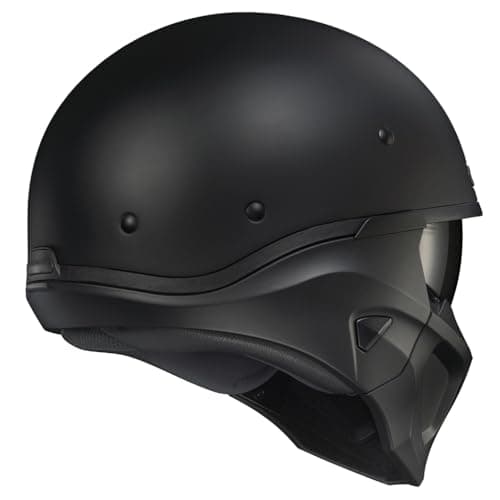 ScorpionEXO Covert X Open Face Half Shell 3/4 Mode Motorcycle Helmet Comm Ready Speaker Pockets DOT