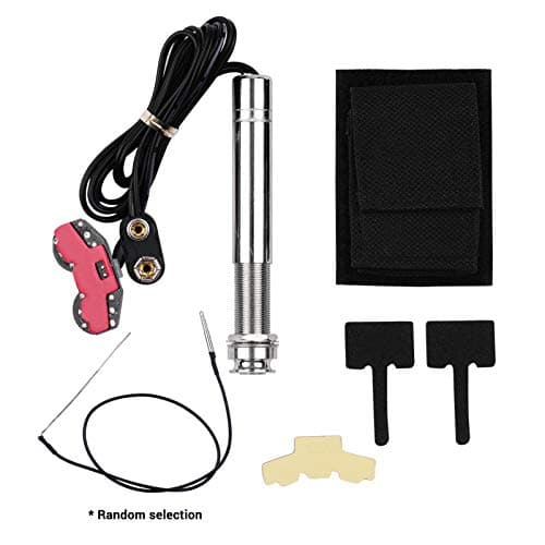 Acoustic Guitar Pickup, Pen Tube Type Undersaddle Active Pickup,Volume Tone Adjustable, With Ceramic Piezoelectric Pickup Rod