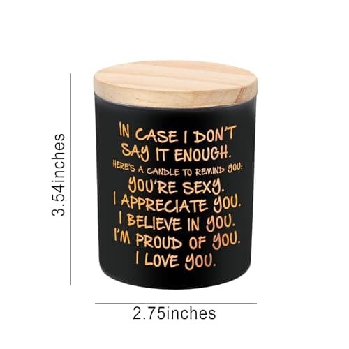 BFJLIFE Candles Gifts for Him Men Romantic Unique Husband Boyfriend Gifts for Valentines Fathers Day Christmas Anniversary Birthday Stocking Stuffers Novelty Lavender Scented Soy Candle