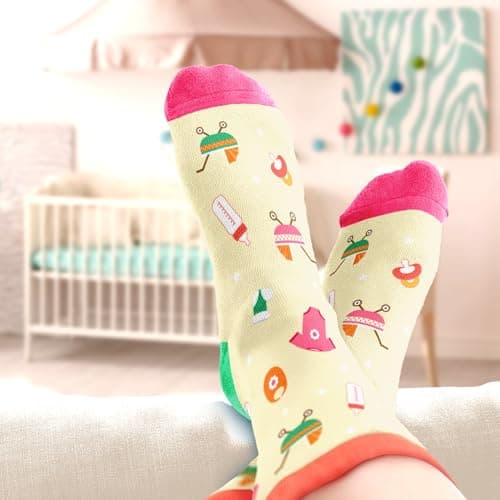 Pregnancy Gifts for New Mom, Dad, Grandma - Funny Socks For Expecting Dog Mom, Dog Dad - Stocking Stuffers B0FGJXDBSW