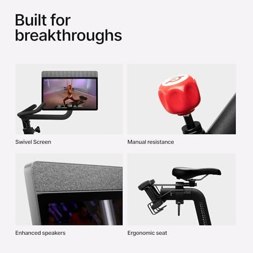 Peloton Bikes, Indoor Exercise bikes for Cardio and Strength Training