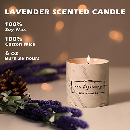 Freejac House Warming Gifts New Home Housewarming Gift for Women Men Friend New Home Gift Ideas New Homeowner Gifts House Warming Decoration Party Decor Porcelain Ceramics Scented Candle B0B66HD4PW