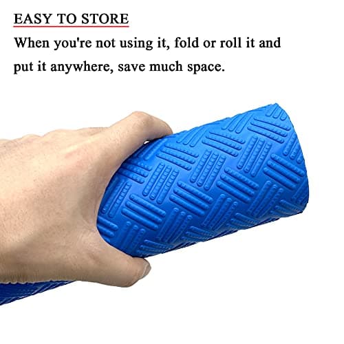 SKARUMMER Swimming Pool Ladder Mat - Protective Pool Ladder Pad Step Mat with Non-Slip Texture, Blue Medium Pool Step Mat, 36 inch X 9 inch