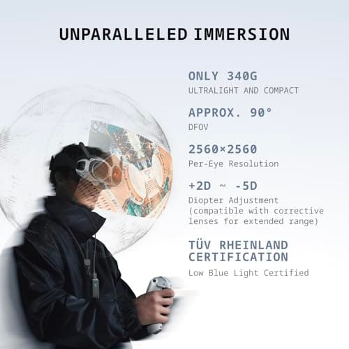 Antigravity A1 Infinity Bundle (3 High-Capacity Batteries) - 8K 360 Drone for Immersive Flight, Point-to-Fly Motion Control, Obstacle Avoidance, Deep Track, Auto Return, 10km Transmission, Auto Edit