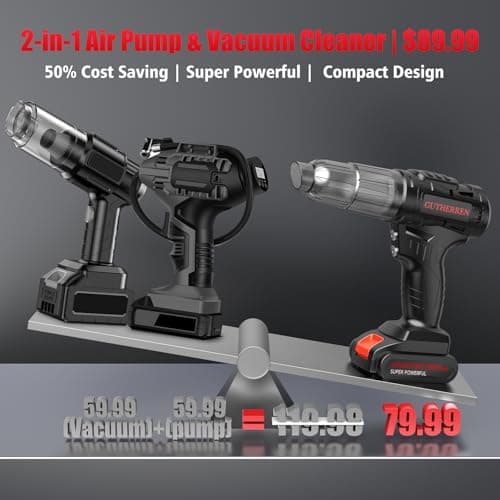 Car Vacuum Portable Cordless, 40,000Pa High Power Dust Buster, Rechargeable Battery Powered Vacuum Cleaners for Office,Home, Car, Pet Hair, Keyboard,Black