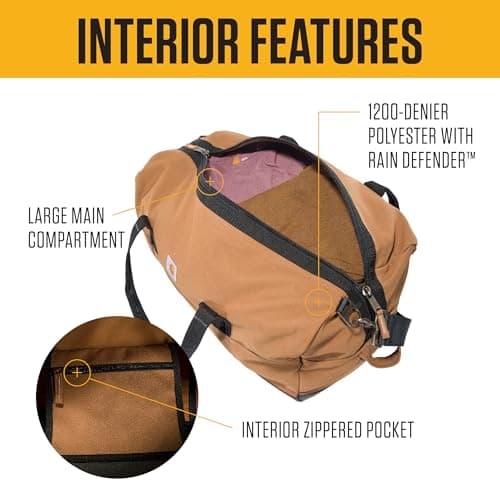 Carhartt Carhartt Classic Duffels, Heavy-Duty Bag for Jobsite, Gym and Travel