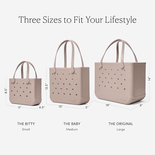 BOGG BAG BOGG BAG Original Large Tote – 19” x 14” x 9” – Durable, Washable, Tip-proof – Beach, Pool, Boat, Work, Sports