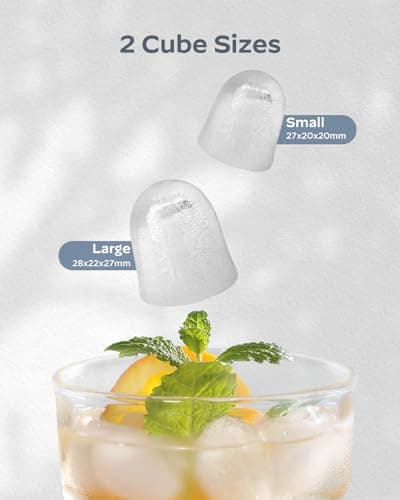 Silonn 2″ Sphere Ice Maker, Clear Ice Ball Maker with Slow-Melting, 4 pcs in 35 Mins, 144 pcs/Day, Crystal Sphere & Rapid Sphere Technology, Self-Cleaning Ice Maker Countertop Ideal for Whiskey