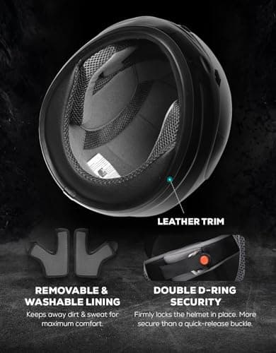 XFMT Full Face Motorcycle Helmet ATV Street Bike Motorbike Helmet DOT Approved with Anti-Fog Visor for Adult Men & Women