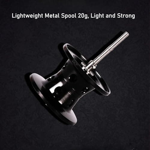 Metal + Nylon Baitcasting Reel - 7.2:1 High-Speed, Metal Spool, Dual Magnetic Brake, 8kg Drag, Long-Casting Anti-Backlash Lure Reel for Bass & Multi-Species Fishing