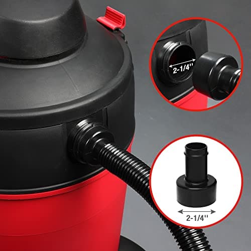 Goldblatt Dust Free Hand Sander, Dustless Drywall Vacuum Sander, with 6.5 ft Hose, Sanding Pad, Adapter