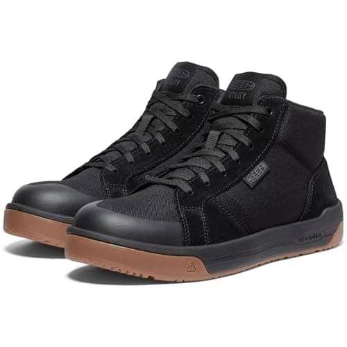 KEEN Utility Mens Keen Utility Men's Kenton Mid Top Composite Toe Breathable Work Sneakers