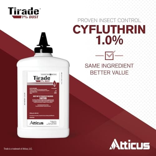 Atticus Tirade 1% Cyfluthrin Dust Insecticide (1.25 lb) - Ready-to-Use Insect Killer - Indoor and Outdoor Control of Ants, Bees, Wasps, Hornets, Cockroaches and Many Other pests