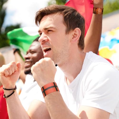 Sports Slap Bracelets Set 48 Counts Sports Party Favors Football Basketball Soccer Baseball Volleyball Tennis Accessories Party Favors Bracelets Wristbands Football Party Supplies Classroom Prize