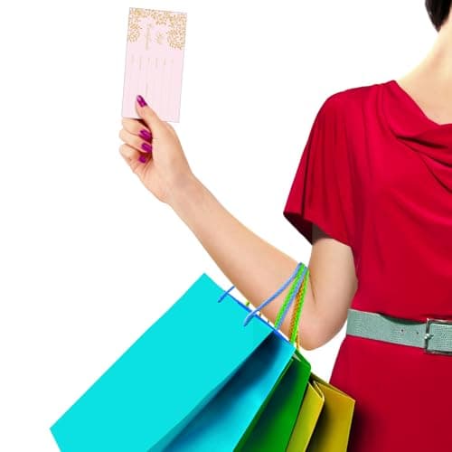 Generic Paper Certificate Gift Card, Customer Client Voucher for Spa Salon Restaurant, Thanksgiving Christmas, Small Business Outus 50 Pcs Blank Gift Certificate for Business Voucher 3.5x7 Inch, Pink B0DBJ4V29J