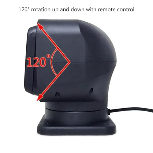 Led Search Light 6 Inch 60W 360 Degrees Rotating Remote Control 9-32V Work Lamp Spot Driving Lamps Fog Lights Offroad Lights Hunting SUV ATV 4X4 Truck Boat Camping Fishing Exploring Lighting