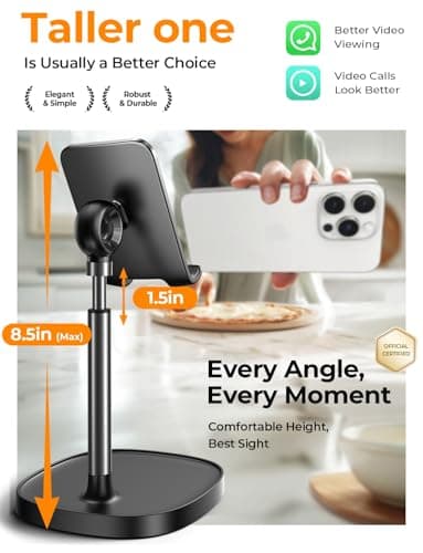 Office Gifts for Women, iPhone Stand, Gadgets for Men, Office Decor, Gaming Desk Accessories for Samsung Fold 8, Switch, iPad LISEN Cell Phone Stand Phone Holder for Desk, Office Decor Gadgets for Men B07Z82895W