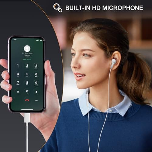 Gsangoo USB C Headphones USB Type C Earphone Wired Earbuds Plug Noise Canceling in-Ear Headphones with Microphone