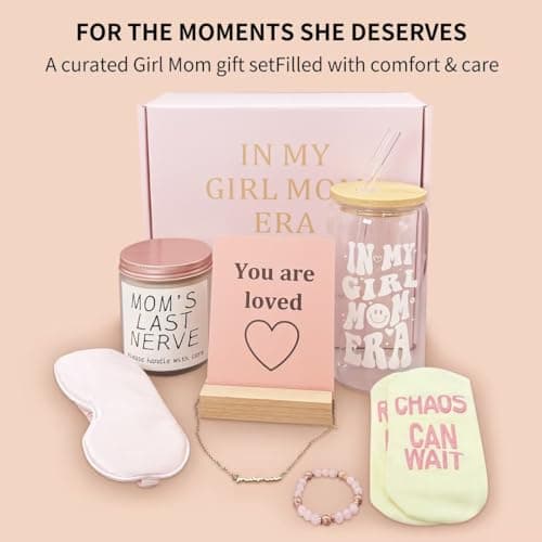 Gifts for Mom from Daughter – Girl Mom Gift Box for Women – Relaxing Self Care Present to Make Mama Feel Loved and Appreciated