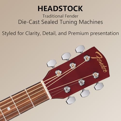 Fender FA Series Dreadnought Acoustic-Electric Guitar - 2-Color Sunburst Bundle with Gig Bag, Strings, Picks, and Austin Bazaar Instructional DVD