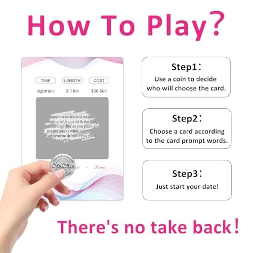 Couple Gifts and Valentine Day Gifts, Date Night Ideas Cards, 42 Romantic Scratch Off Date Card Gifts for Couples, Gifts for Girlfriend and Boyfriend, His or Her Gifts, Gifts for Wife, Husband