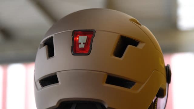 ILM Adult Bike Helmet with USB Rechargeable LED Front and Back Light Mountain&Road Bicycle Helmets for Men Women Removable Goggle Cycling Helmet E3-10L