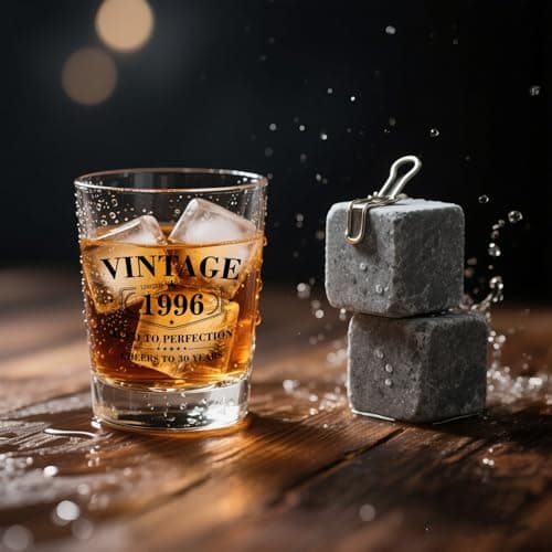 30th Birthday Gifts for Men - Limited Edition Vintage 1996 Shot Glass with Wooden Box - Cheers To 30 Years Old, Finally 30th Birthday Party Decoration - Turning 30 Bday Gift for Men Brother Friend B0F2DW8MVT