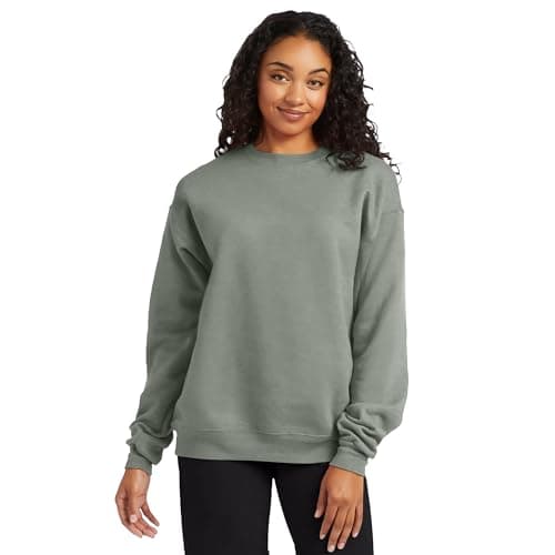 Hanes Men's EcoSmart Fleece, Pullover Crewneck Sweatshirt, 1 or 2 Pack